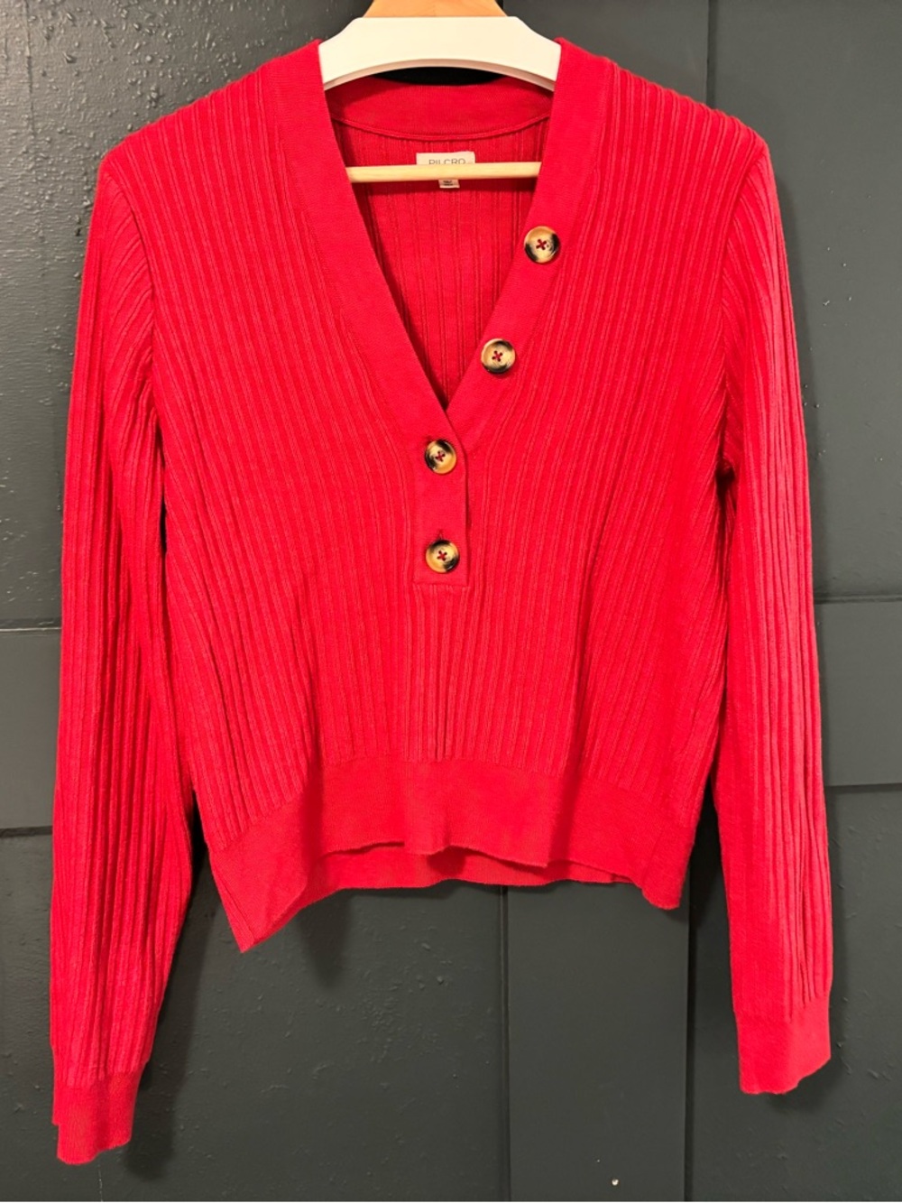Pilcro Deep V-neck Pullover Sweater - Women